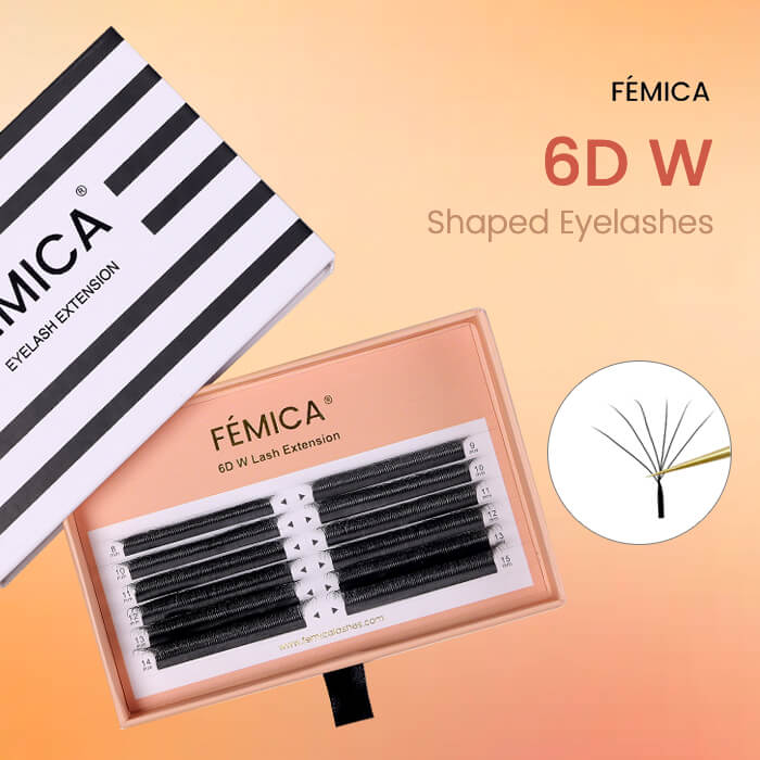 FEMICA-DIYDAY LLUM 3D4D5D6D7D8D W Shape Eyelash Extension W Style Faux Mink Eyelashes Premade Volume Fan Lashes Supplies (3)