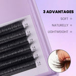 Lash clusters eye lashes makeup for cosplay, natural-looking faux cils for DIY eyelash extension, lightweight reusable false eyelashes-nagaraku-decemars-diyday-Tdance lashes u shaped lashes comic lashes