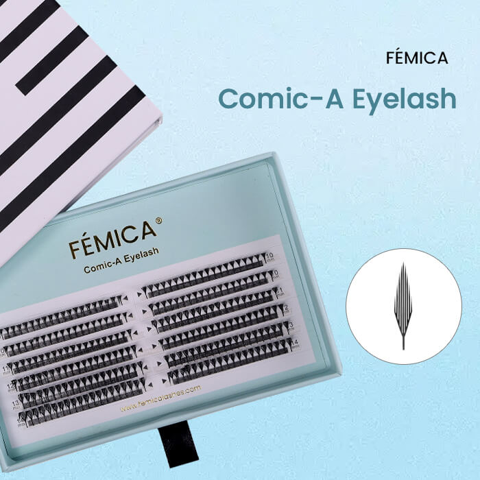 FEMICA-DIYDAY_Decemars Nagaraku _3D4D5D6D7D8D Easy fanning eyelashes_W_Shape_Eyelash_Extension_W_Style_Faux_Mink_Eyelashes_Premade_Volume_Fan_Lashes_Supplies