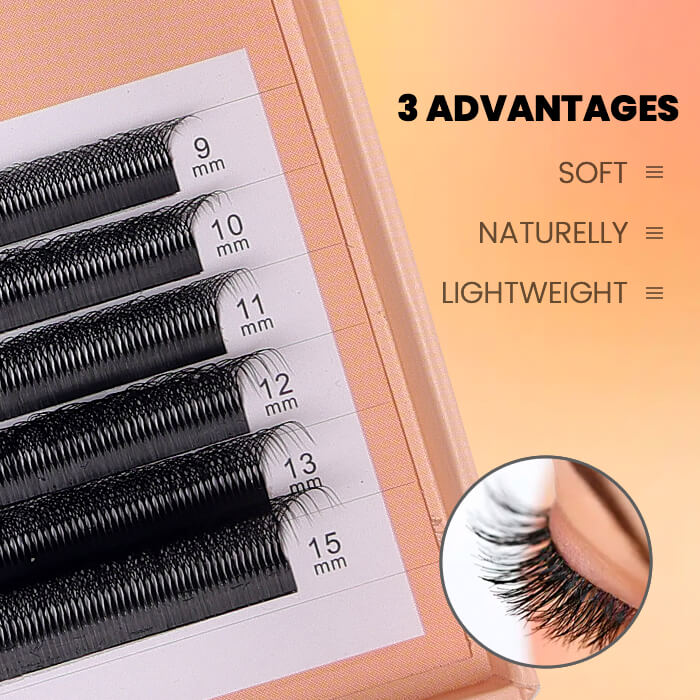 FEMICA-DIYDAY LLUM 3D4D5D6D7D8D W Shape Eyelash Extension W Style Faux Mink Eyelashes Premade Volume Fan Lashes Supplies
