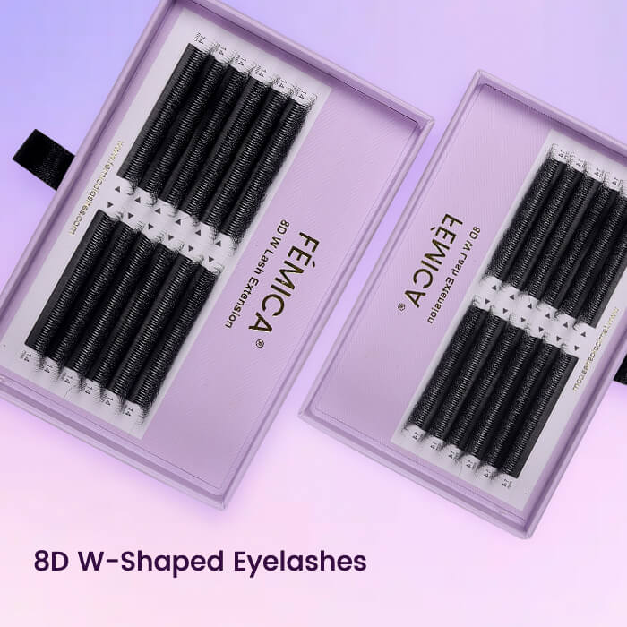 FEMICA-DIYDAY_Decemars Nagaraku LLUM_3D4D5D6D7D8D_W_Shape_Eyelash_Extension_W_Style_Faux_Mink_Eyelashes_Premade_Volume_Fan_Lashes_Supplies_4_2